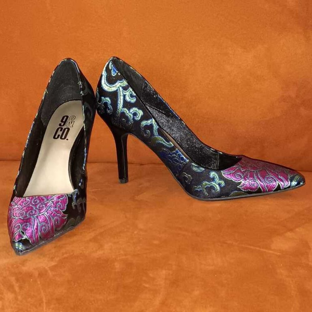 9 & Co. Ladies Multi-color Pumps